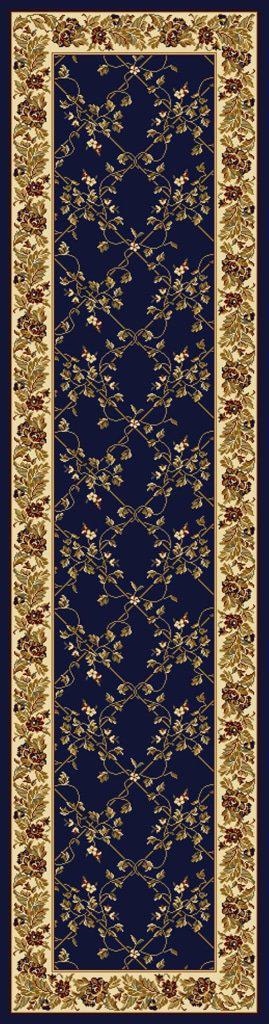 Tesoro 1427 Navy Area Rug 22 X 8