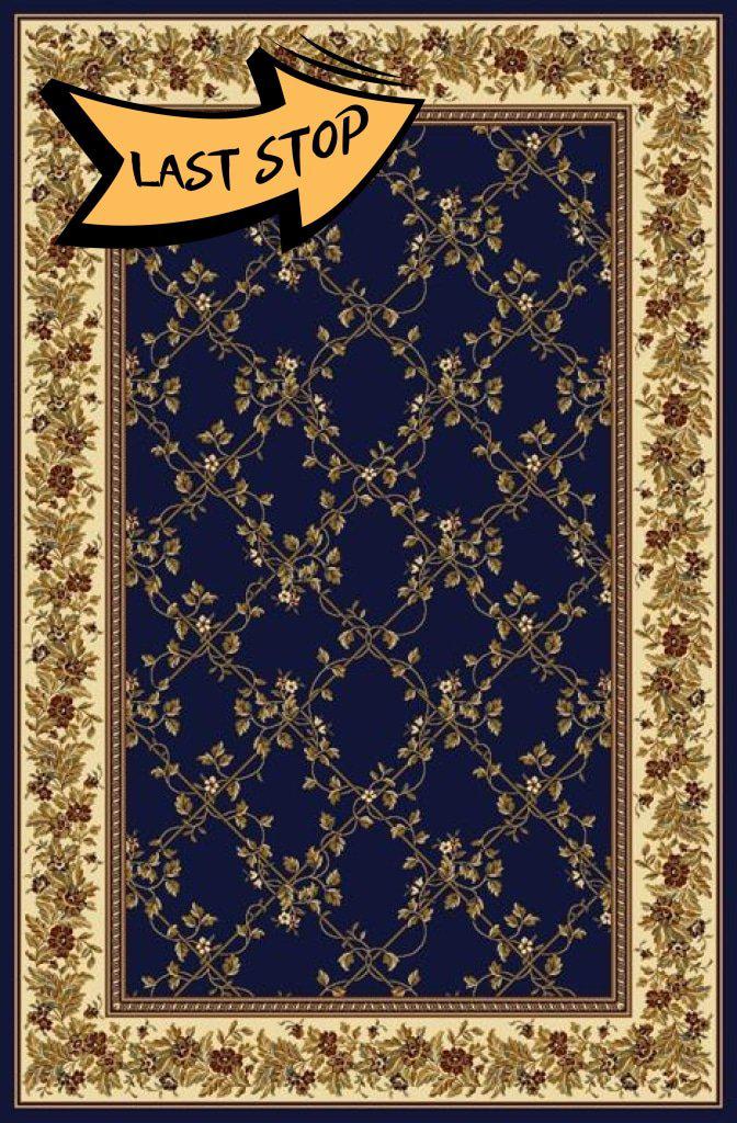 Tesoro 1427 Navy Area Rug 33 X 54