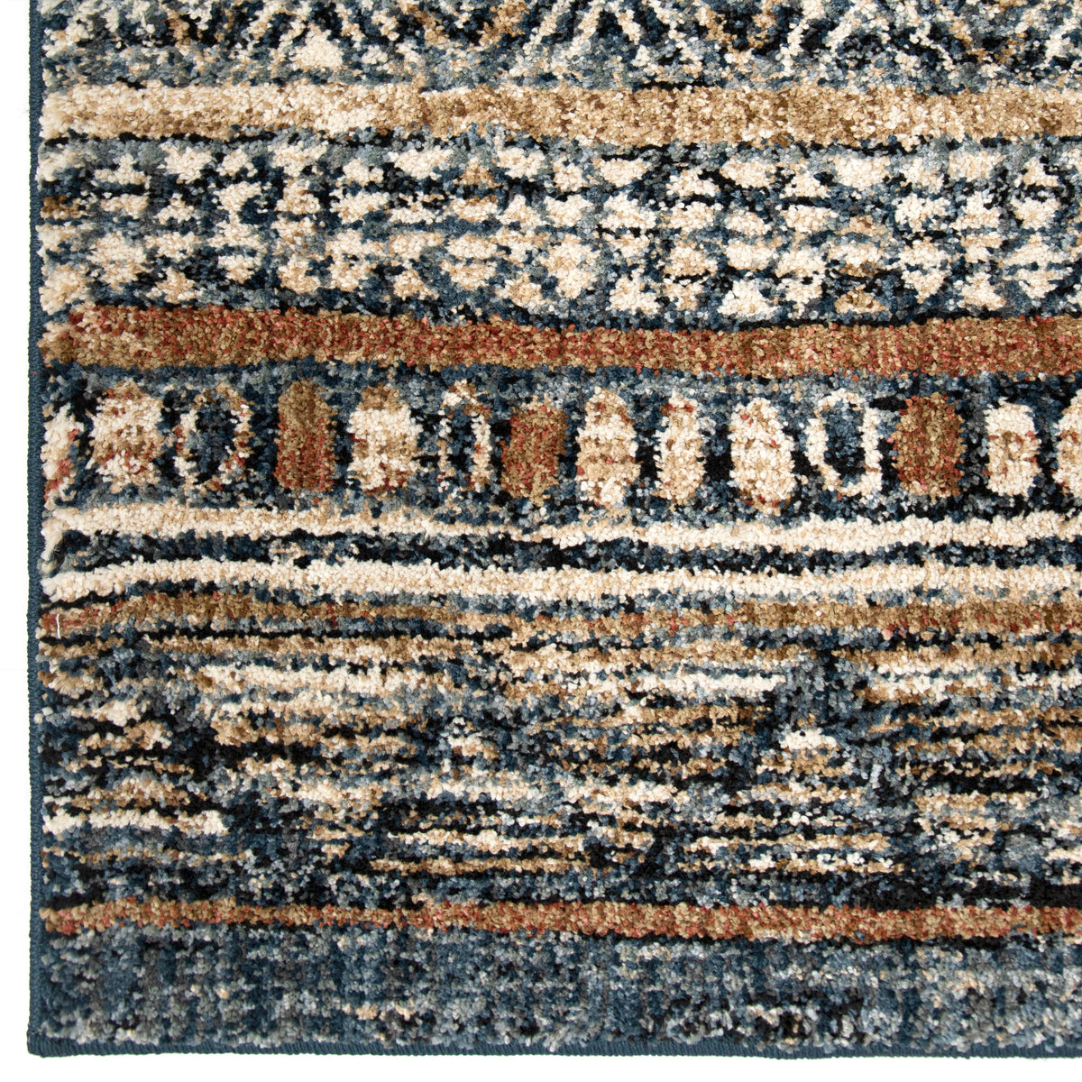 Palmetto Living Adagio Coastal Pier Indigo Area Rug - 2&#39;2&quot; x 8&#39;