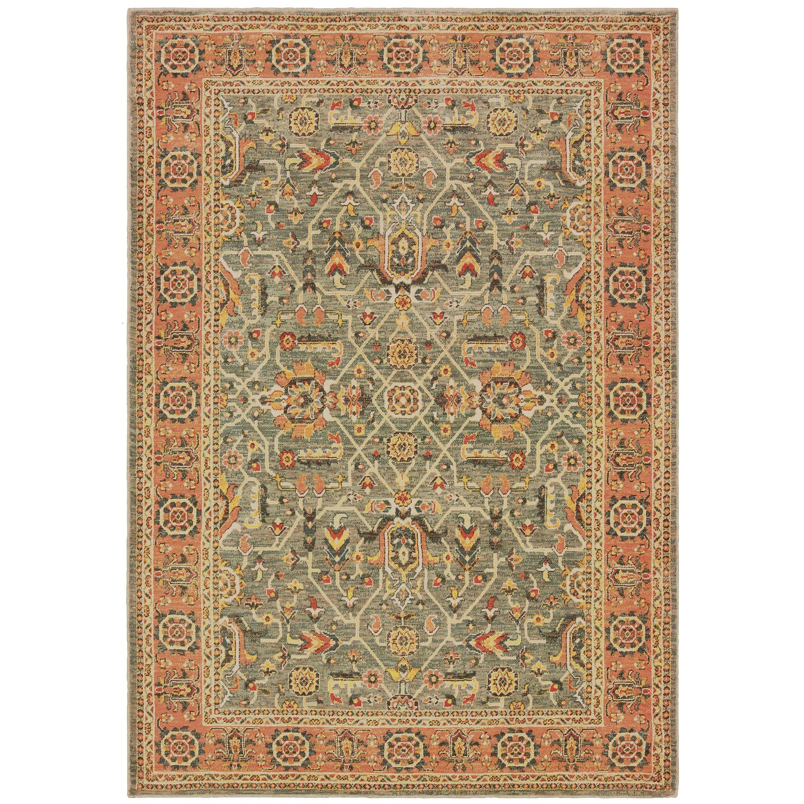 The Rug Truck Taos 9537b Blue Area Rug (7'10" X 10'10")