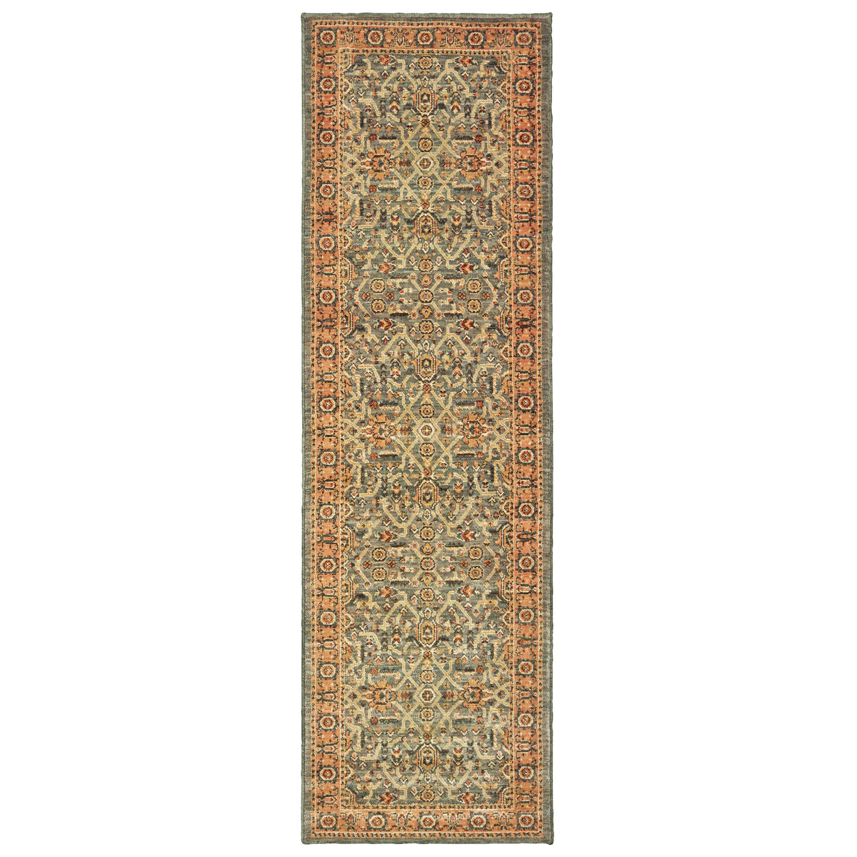 The Rug Truck Taos 9537b Blue Area Rug (2&#39; 3&quot; X  7&#39; 6&quot;)