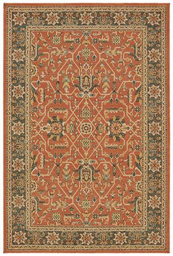 The Rug Truck Taos 9537c Orange Area Rug (7&#39;10&quot; X 10&#39;10&quot;)