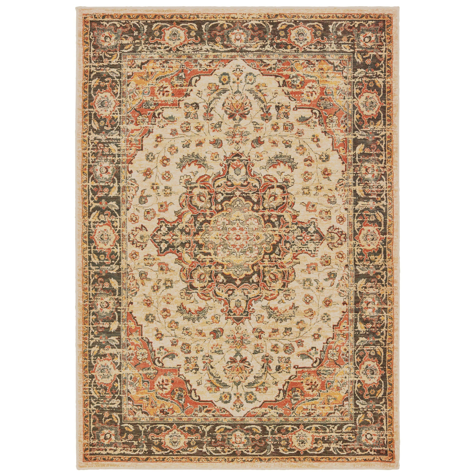 The Rug Truck Taos 9551a Ivory Area Rug (7'10" X 10'10")