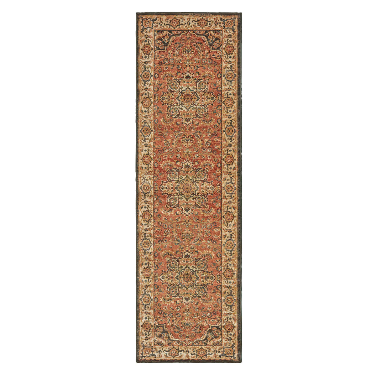 The Rug Truck Taos 9551b Orange Area Rug (2&#39; 3&quot; X  7&#39; 6&quot;)