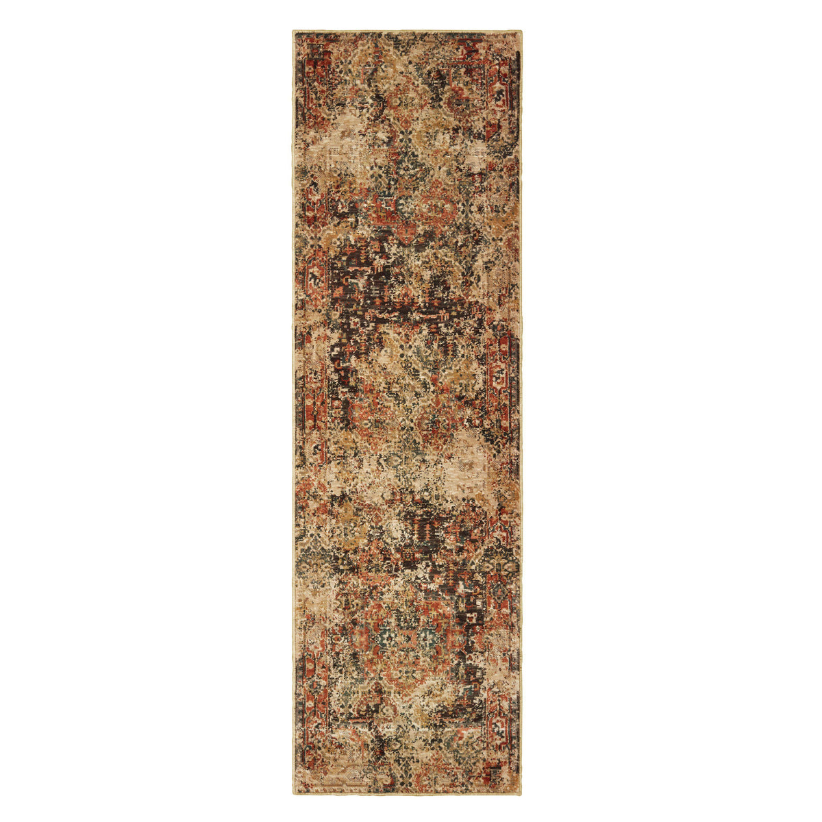 Taos 9555b Charcoal Area Rug (2&#39; 3&quot; X  7&#39; 6&quot;)