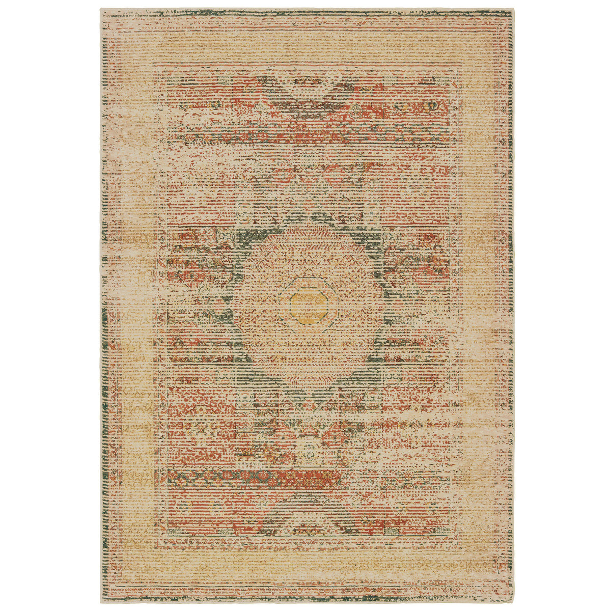 The Rug Truck Taos 9564a Ivory Area Rug (7&#39;10&quot; X 10&#39;10&quot;)