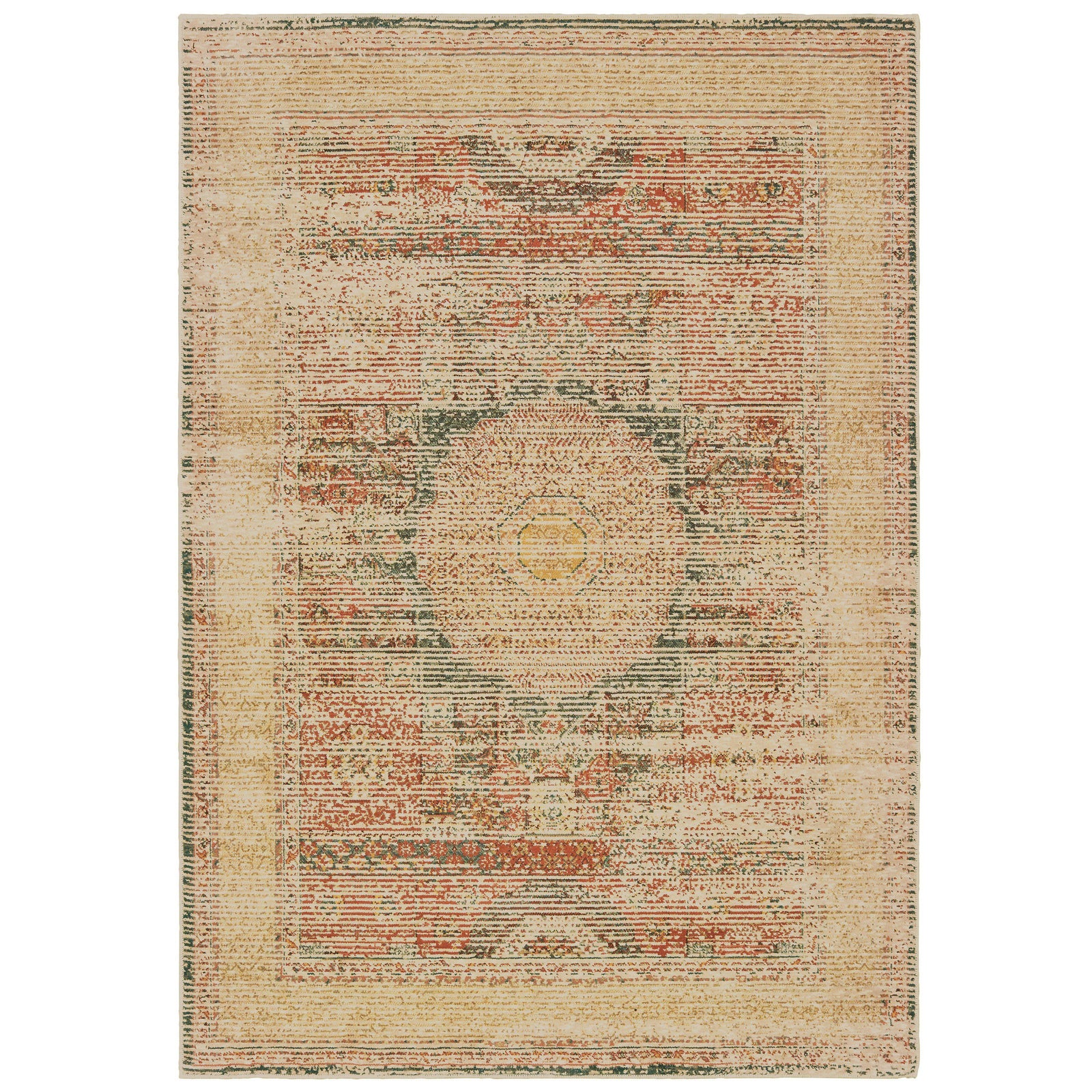 The Rug Truck Taos 9564a Ivory Area Rug (7'10" X 10'10")