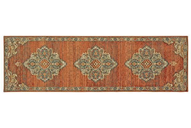 The Rug Truck Taos 9568b Orange Area Rug (2&#39; 3&quot; X  7&#39; 6&quot;)