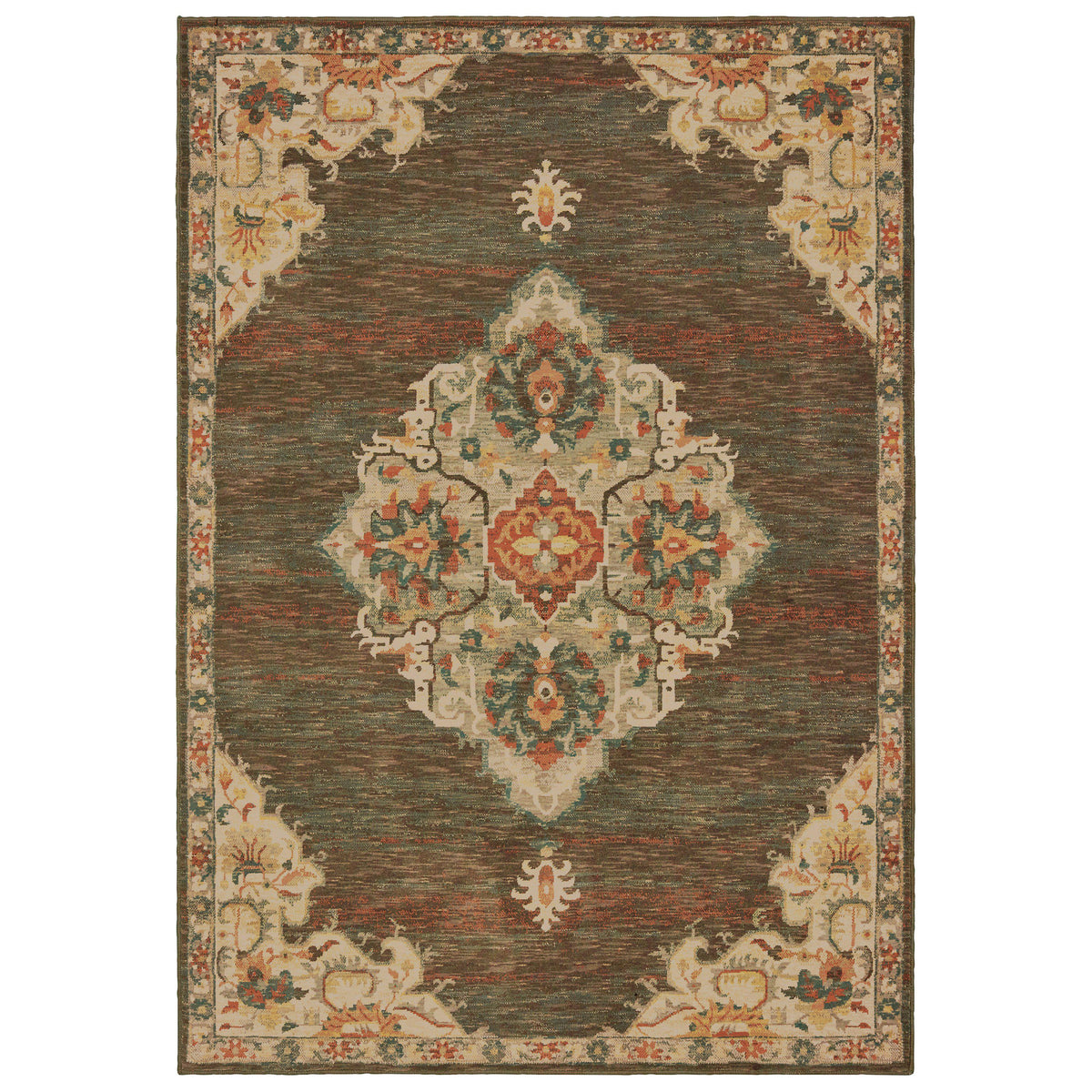 The Rug Truck Taos 9568c Charcoal Area Rug (7&#39;10&quot; X 10&#39;10&quot;)