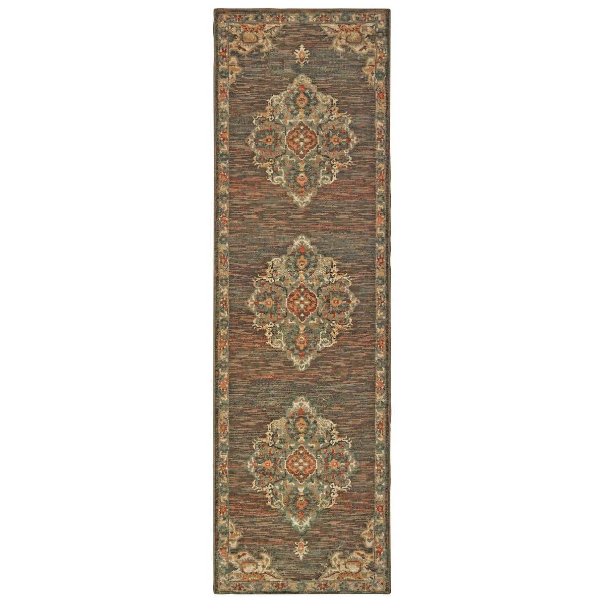 Taos 9568c Charcoal Area Rug (2&#39; 3&quot; X  7&#39; 6&quot;)