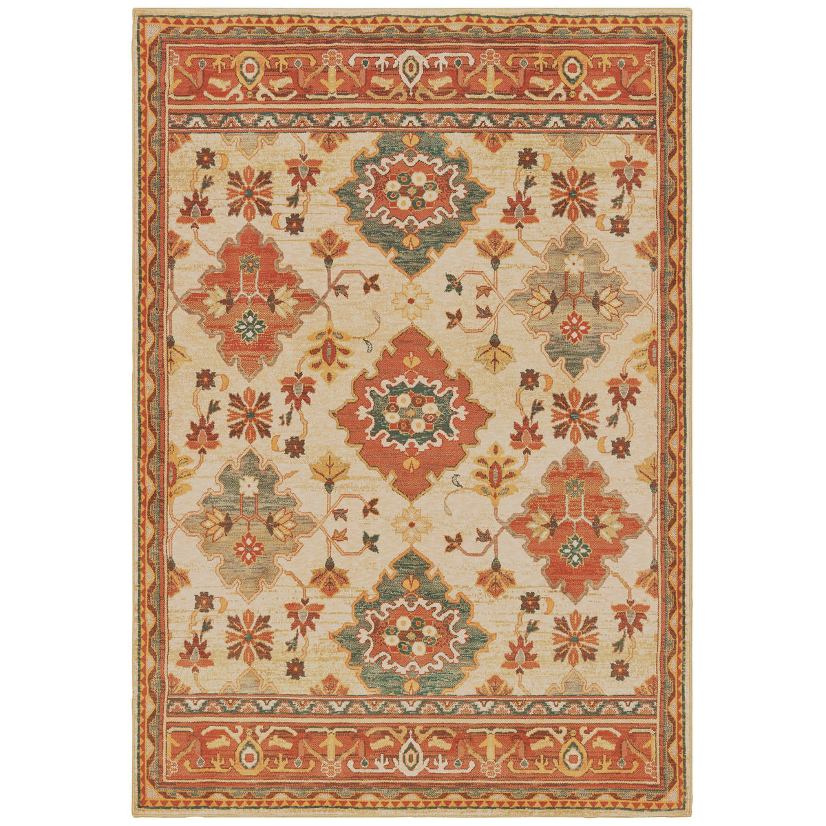 The Rug Truck Taos 9570a Ivory Area Rug (7&#39;10&quot; X 10&#39;10&quot;)