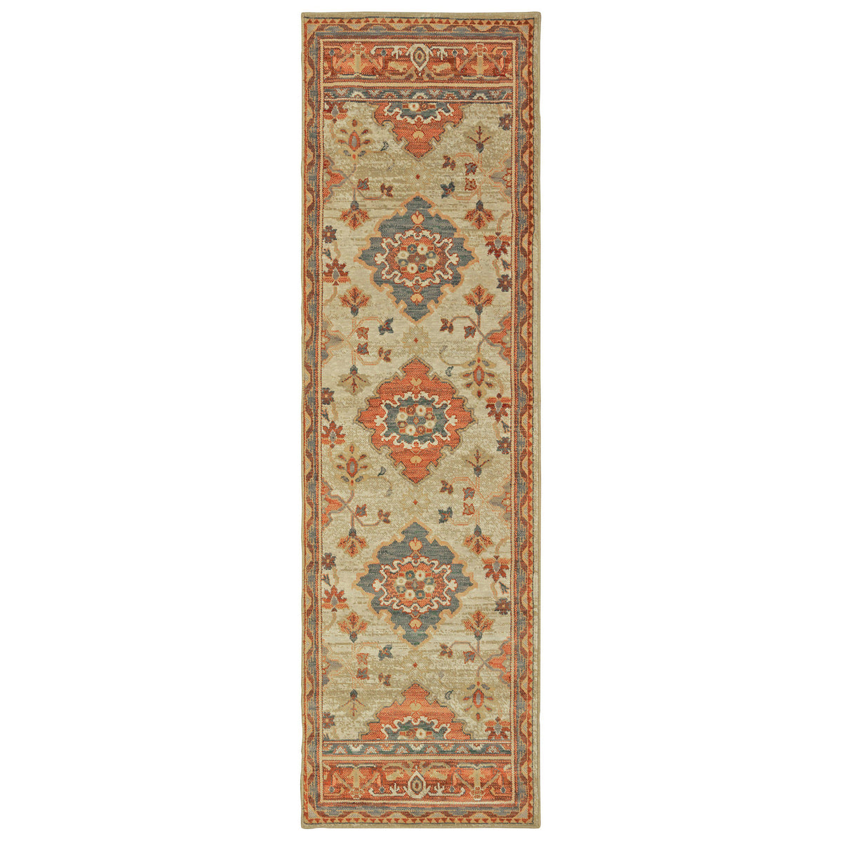 Taos 9570a Ivory Area Rug (2&#39; 3&quot; X  7&#39; 6&quot;)