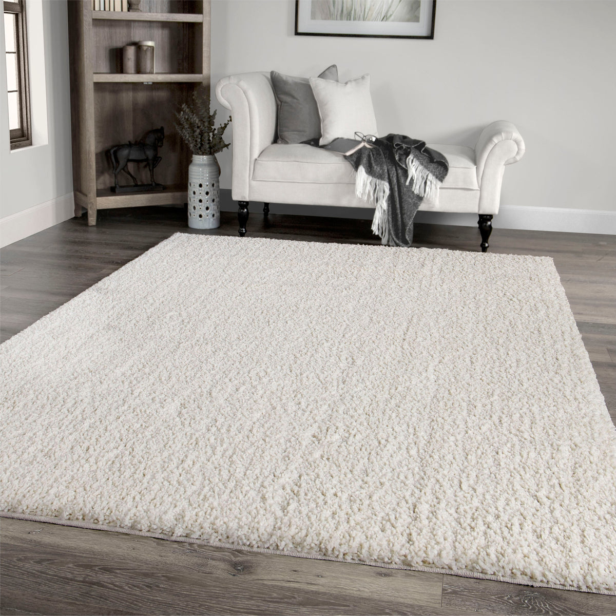 Palmetto Living Cotton Tail Solid White Area Rug - 2&#39;3&quot; x 8&#39;