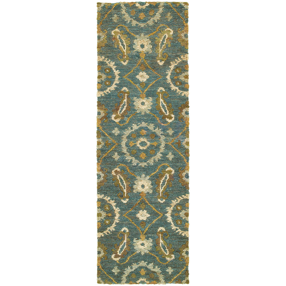 Tommy Bahama Home Valencia 57702 Blue/Green-Area Rug-Tommy Bahama Home-2&#39; 6&quot; X 8&#39; 0&quot;-The Rug Truck