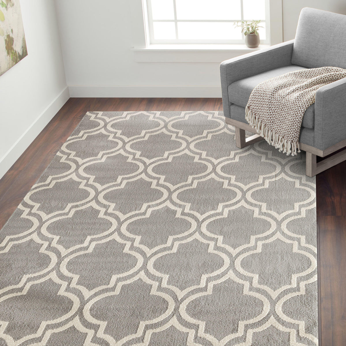 Newport 9101 Gray Area Rug