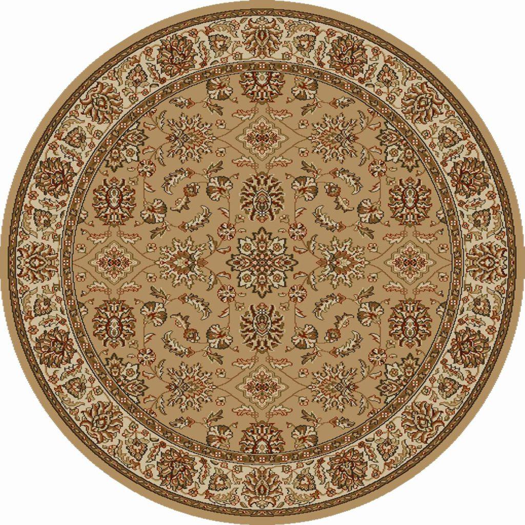 Vozza 1592 Beige Area Rug 53 Round