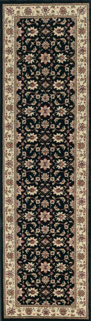 Vozza 1592 Black Area Rug 22 X 77