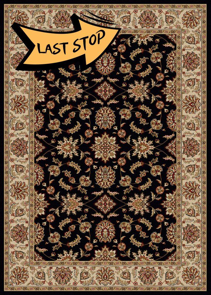 Vozza 1592 Black Area Rug 33 X 411