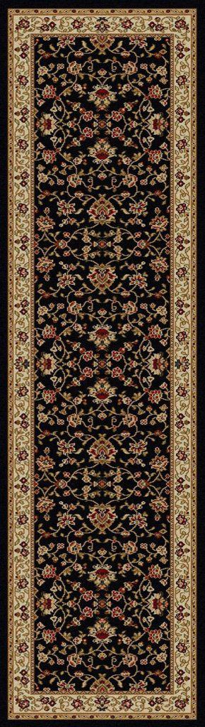 Vozza 1597 Black Area Rug 22 X 77