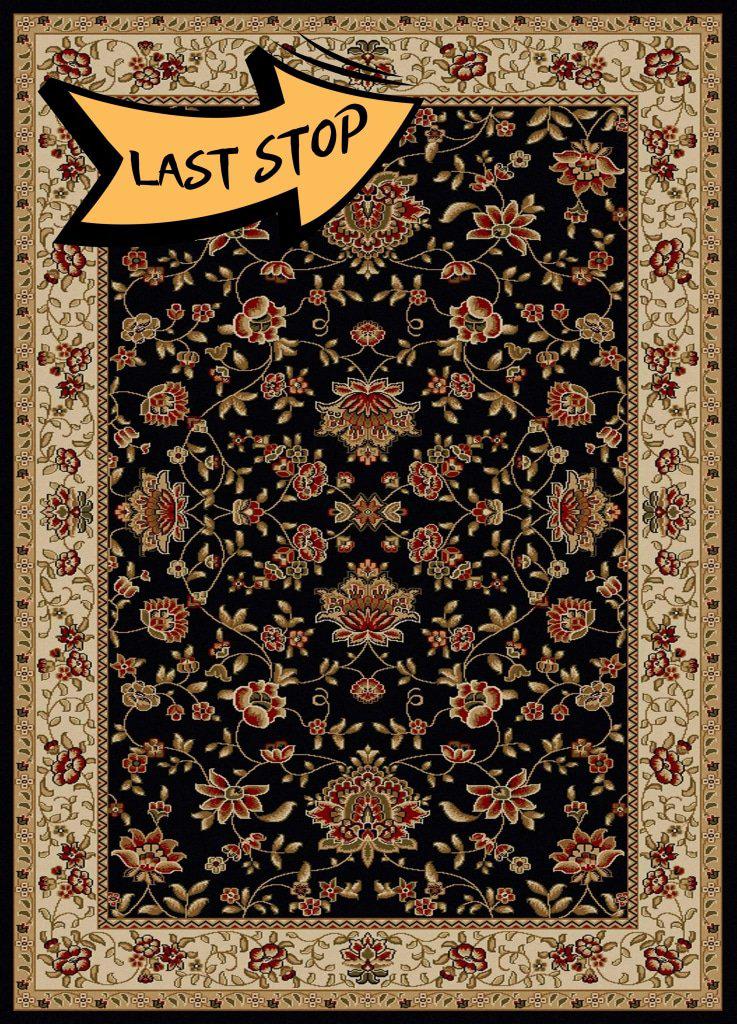 Vozza 1597 Black Area Rug 33 X 411