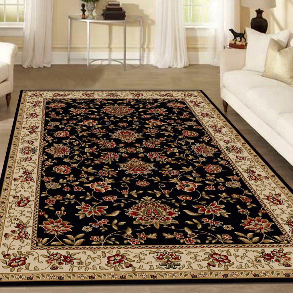 Vozza 1597 Black Area Rug 33 X 411