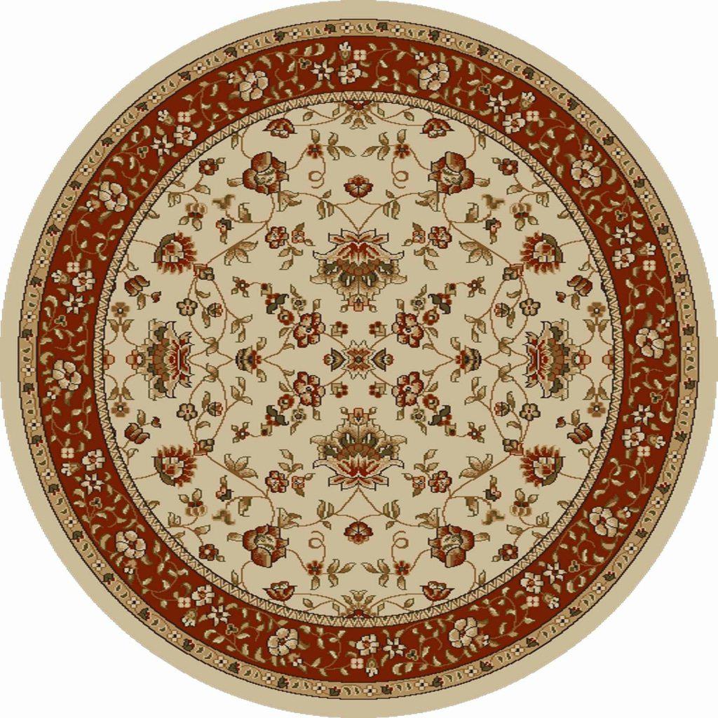 Vozza 1597 Ivory Area Rug 53 Round
