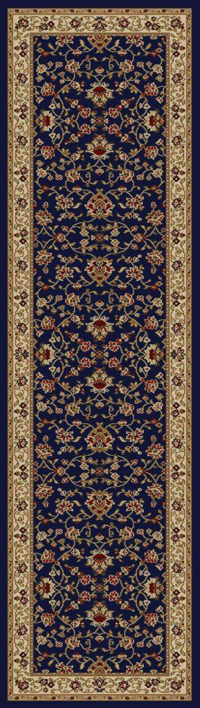Vozza 1597 Navy Area Rug 22 X 77