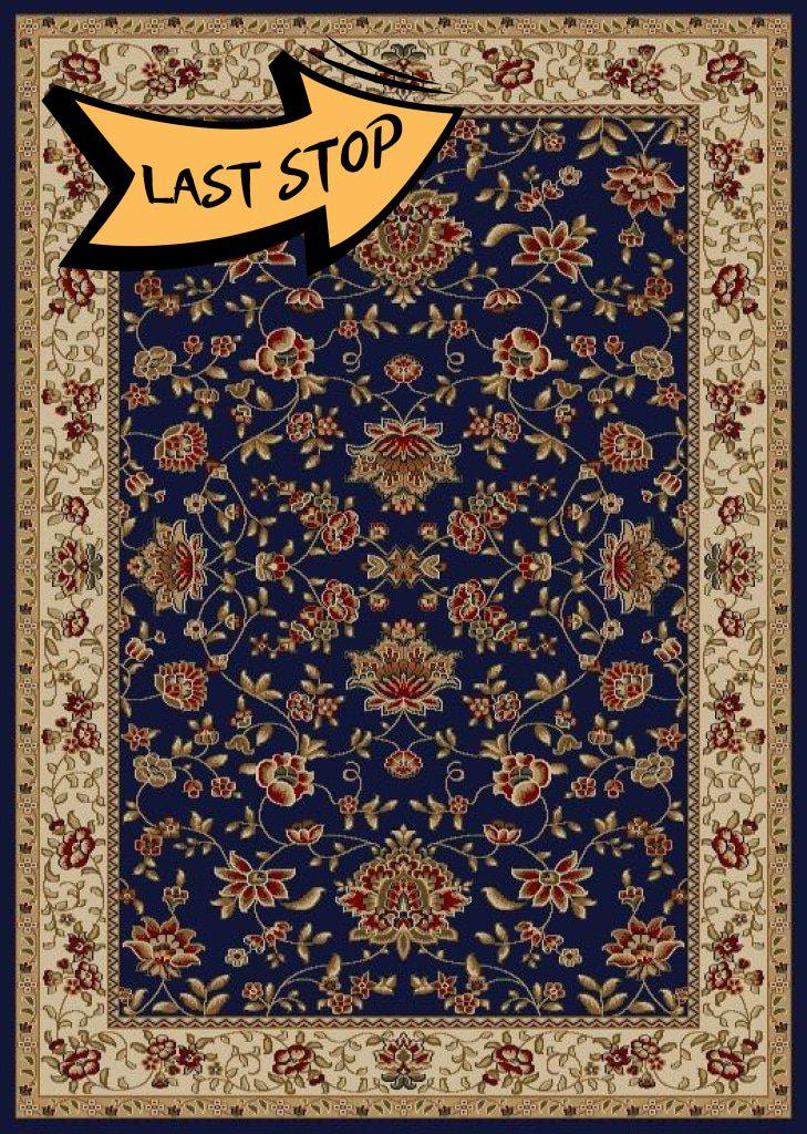 Vozza 1597 Navy Area Rug 33 X 411