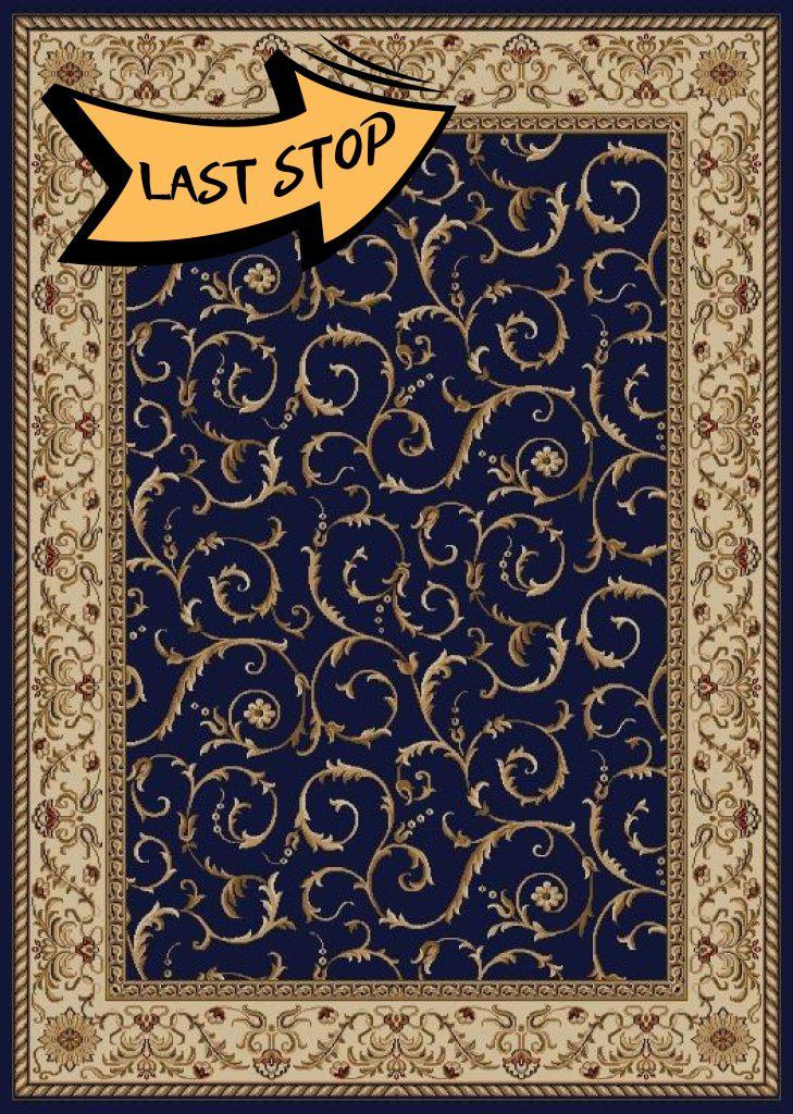 Vozza 1599 Navy Area Rug 33 X 411