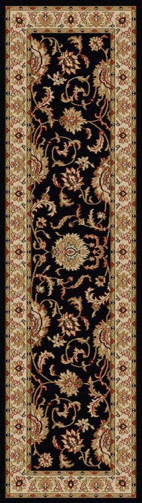 Vozza 1621 Black Area Rug 22 X 77