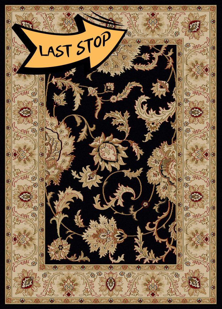 Vozza 1621 Black Area Rug 33 X 411