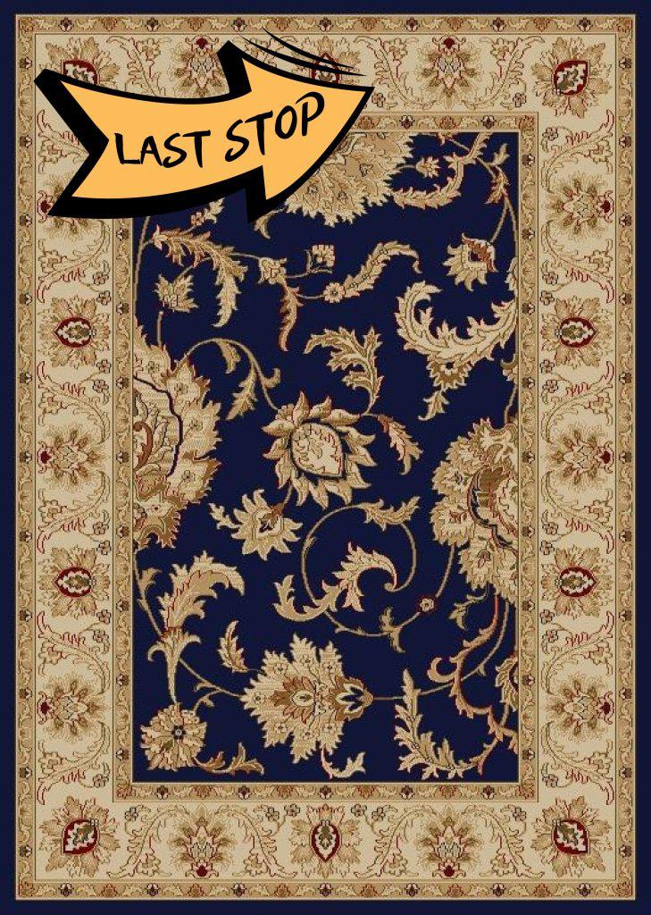 Vozza 1621 Navy Area Rug 33 X 411