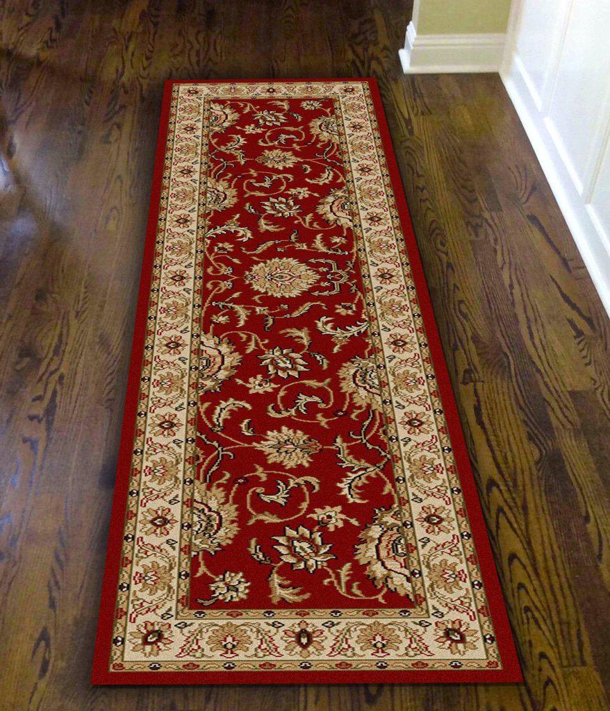 Vozza 1621 Red Area Rug