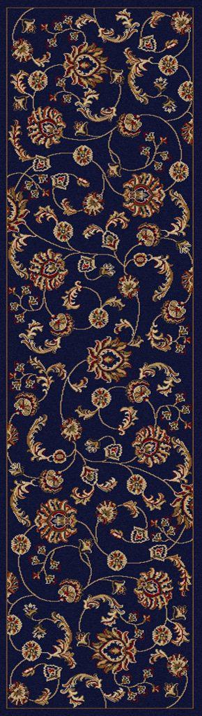 Vozza 1835 Navy Area Rug 22 X 77