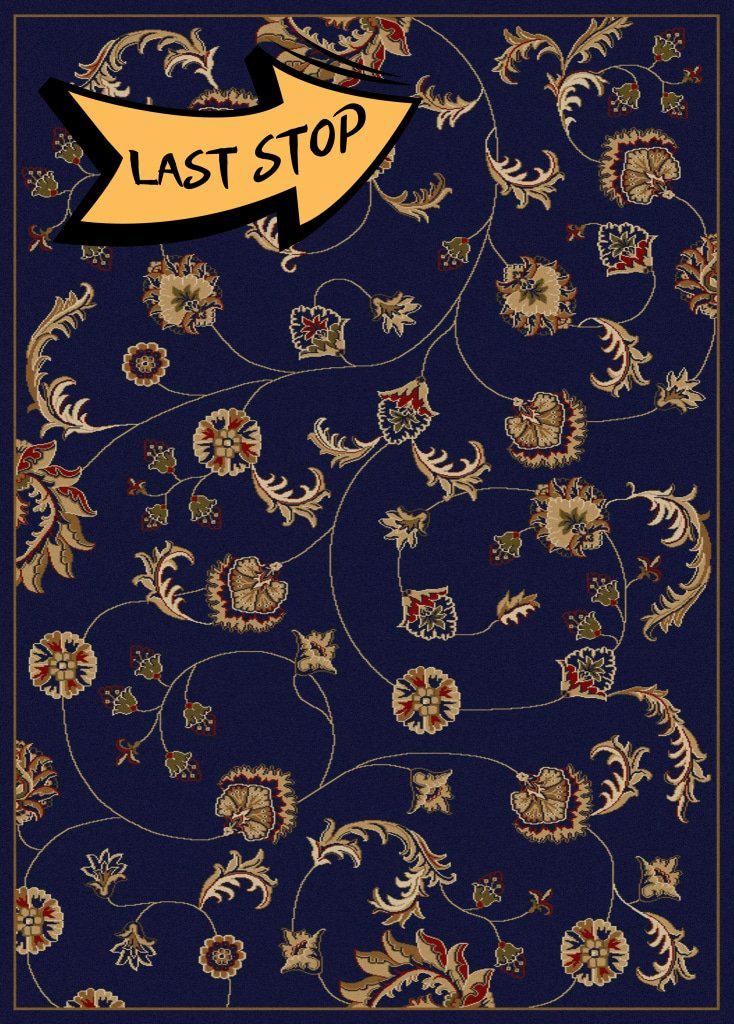 Vozza 1835 Navy Area Rug 33 X 411