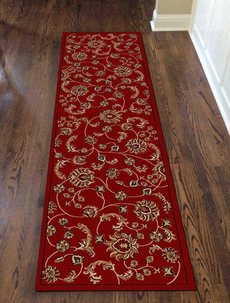 Vozza 1835 Red Area Rug