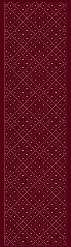 Vozza 782 Red Area Rug 22 X 77