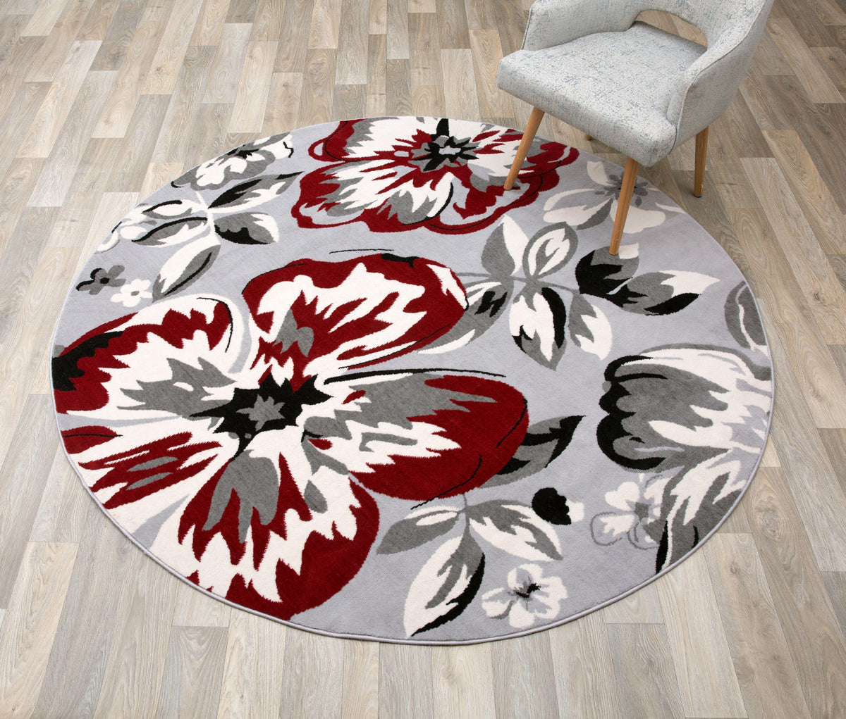 Newport 9098 Red Area Rug