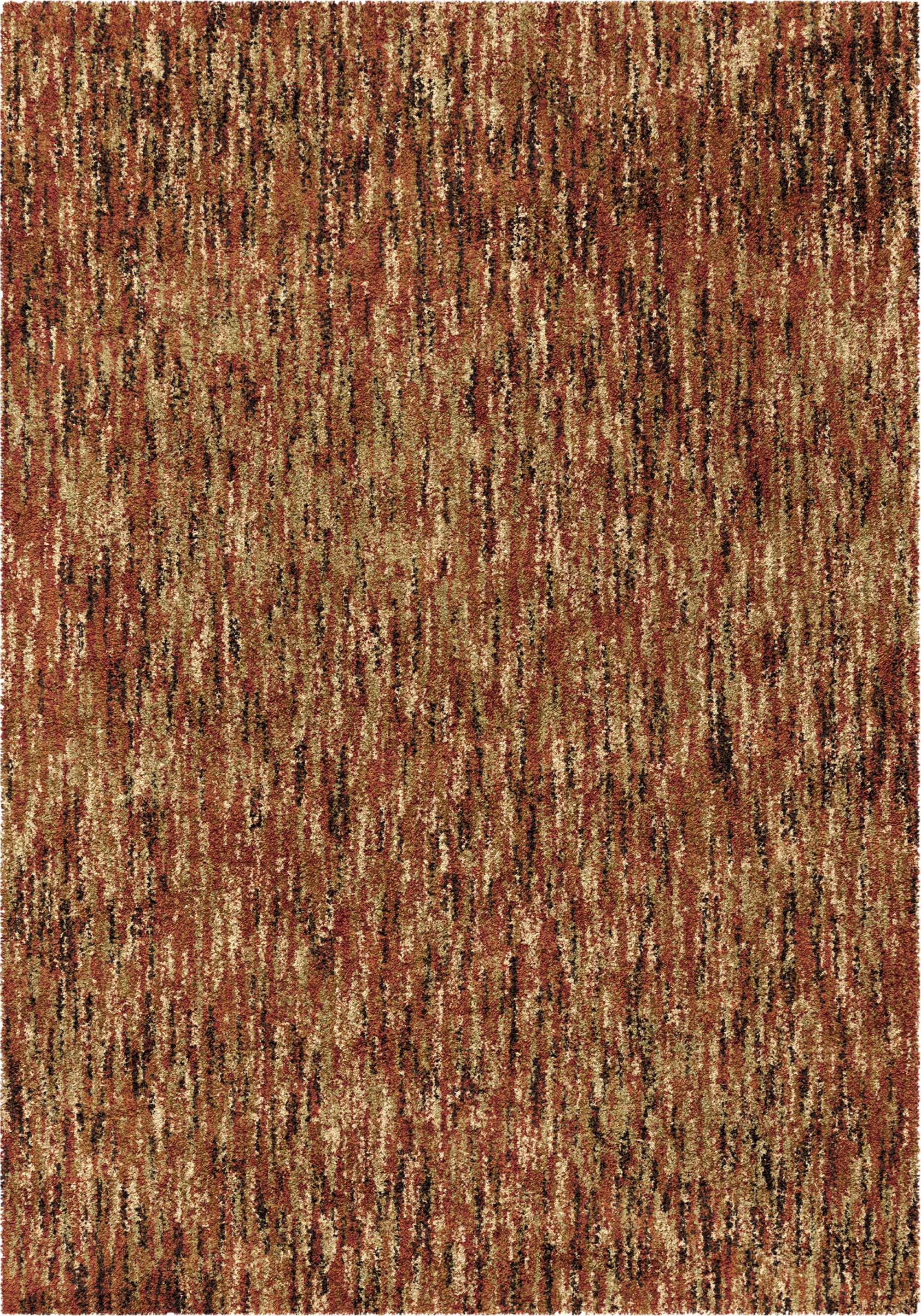 Palmetto Living Next Generation Multi solid Red Area Rug - 7'10" x 10'10"