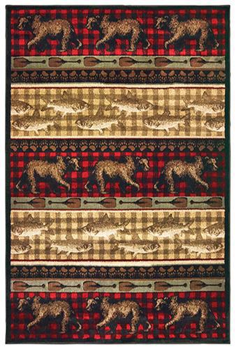 Tahoe 9594b Red Area Rug (7&#39;10&quot; X 10&#39;)