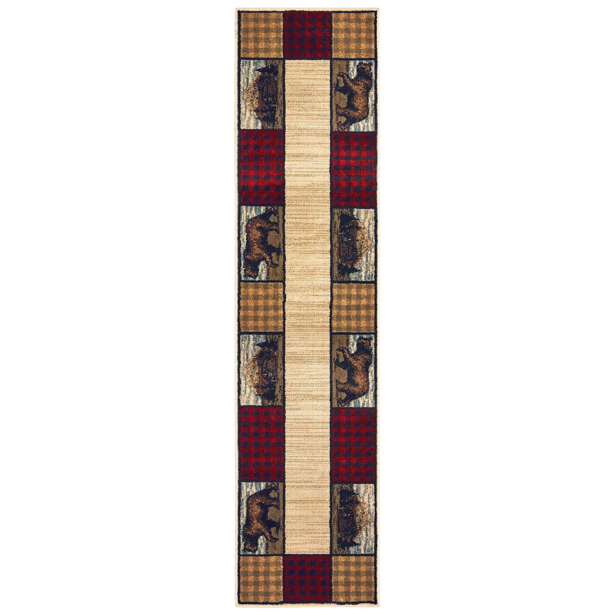 Tahoe 9603c Ivory Area Rug (1&#39;10&quot; X  7&#39; 6&quot;)