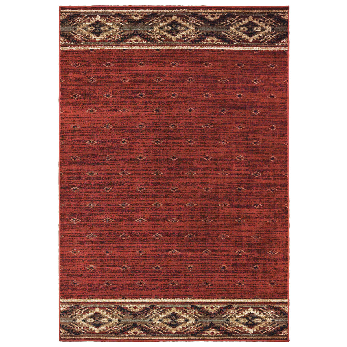 Tahoe 9652c Red Area Rug (7&#39;10&quot; X 10&#39;)