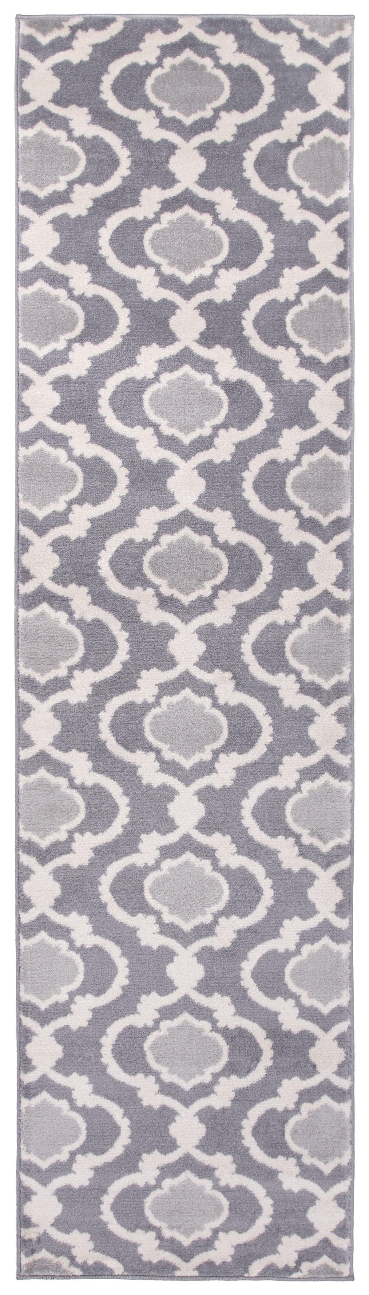 Toscana 310 Dark Gray Area Rug-Area Rug-World Rug Gallery-2&#39; x 7&#39;2&quot;-The Rug Truck