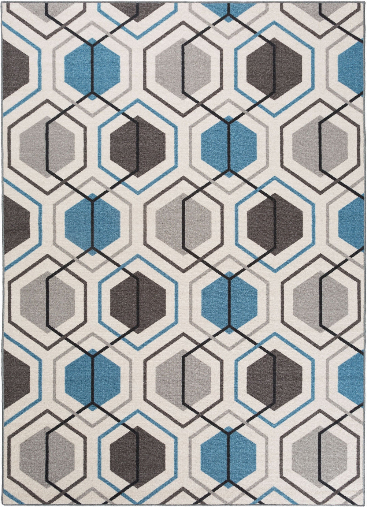 Avora 511 Blue Area Rug-Area Rug-World Rug Gallery-1&#39;8&quot; x 2&#39;6&quot;-The Rug Truck