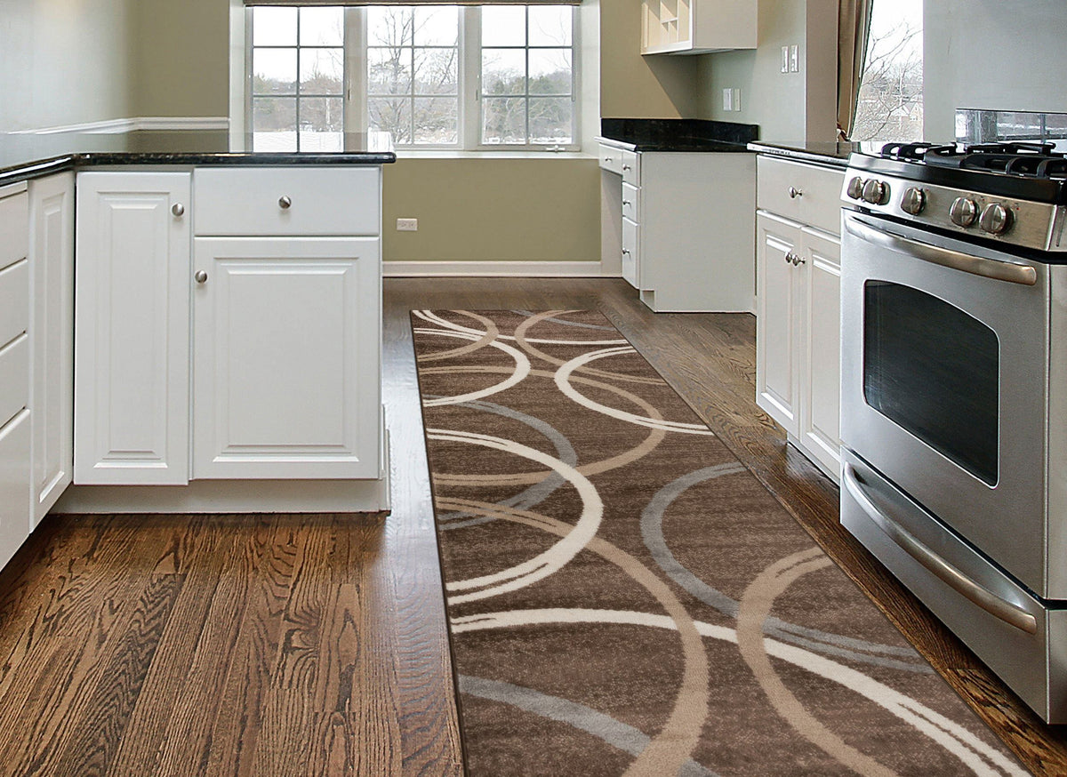 Toscana 377 Brown Area Rug-Area Rug-World Rug Gallery-The Rug Truck